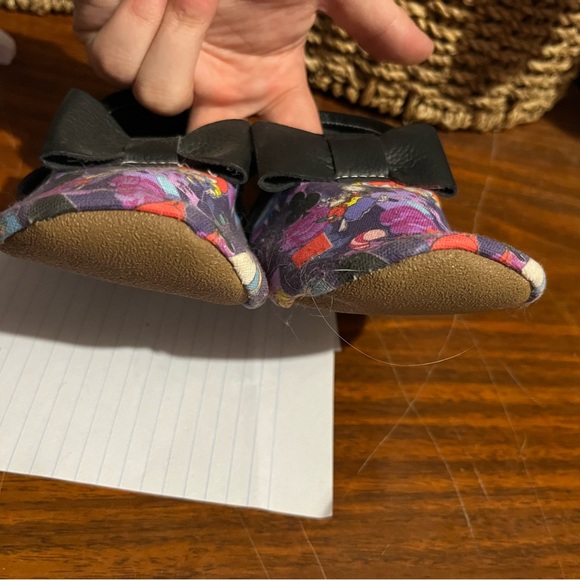 Handmade Genuine Leather Toddler Moccasins - Picture 2 of 2